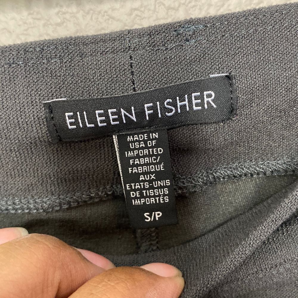 Eileen Fisher Leggings Womens Small Gray Stretch Viscose Blend Pull On Pants - Picture 6 of 7